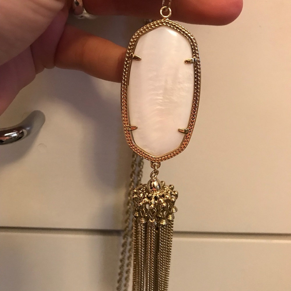 Kendra Scott White Rayne Necklace